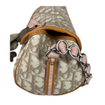 Christian Dior Leather Trotter Romantique Flap Shoulder Bag