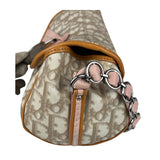 Christian Dior Leather Trotter Romantique Flap Shoulder Bag