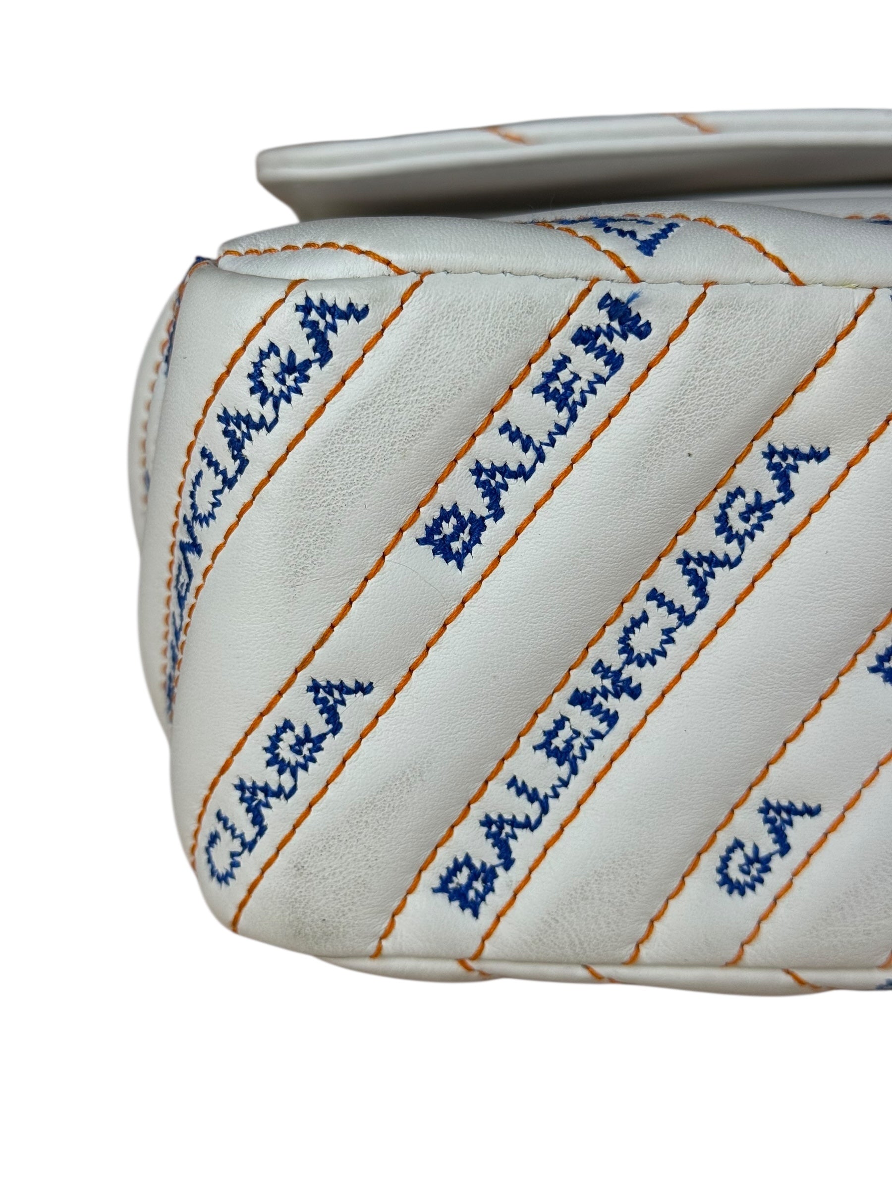 Balenciaga Calfskin Leather Souvenir Charm Bag w/ Dust Bag