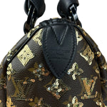 Louis Vuitton Gold Sequins Monogram Speedy Eclipse 30