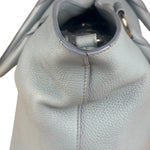 Prada Light Blue Vitello Daino Leather Tote