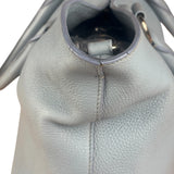 Prada Light Blue Vitello Daino Leather Tote
