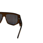 Bally 60mm Blue Lenses Geometric Sunglasses