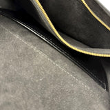 Louis Vuitton Black Leather Louis Chain Pochette