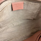 Gucci Bree Microguccissima Leather Camera Bag Pink