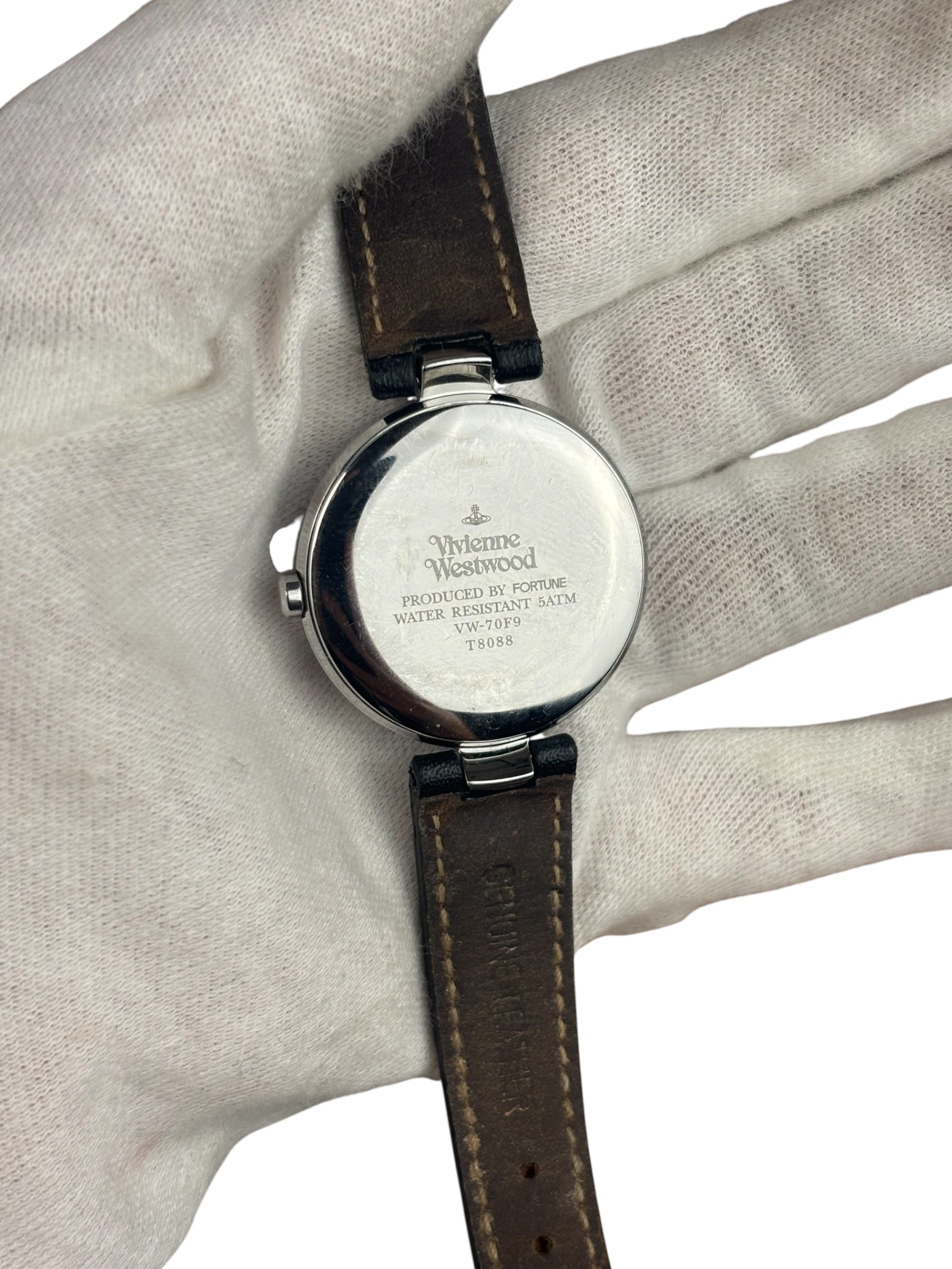 Vivienne Westwood Orb Dial Black Strap