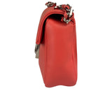Fendi Coral Pink Leather Mini Baguette