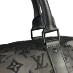 Louis Vuitton x Virgil Abloh Black Leather Trim Monogram Keepall 50