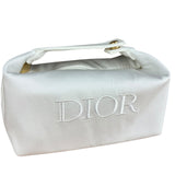 Dior Beauty White Canvas Mini Pouch