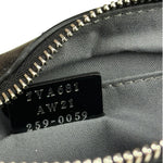 Fendi Roma Black Calf Leather Pochette Crossbody