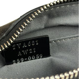 Fendi Roma Black Calf Leather Pochette Crossbody