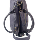 Balenciaga Purple Leather City Two-Way Bag