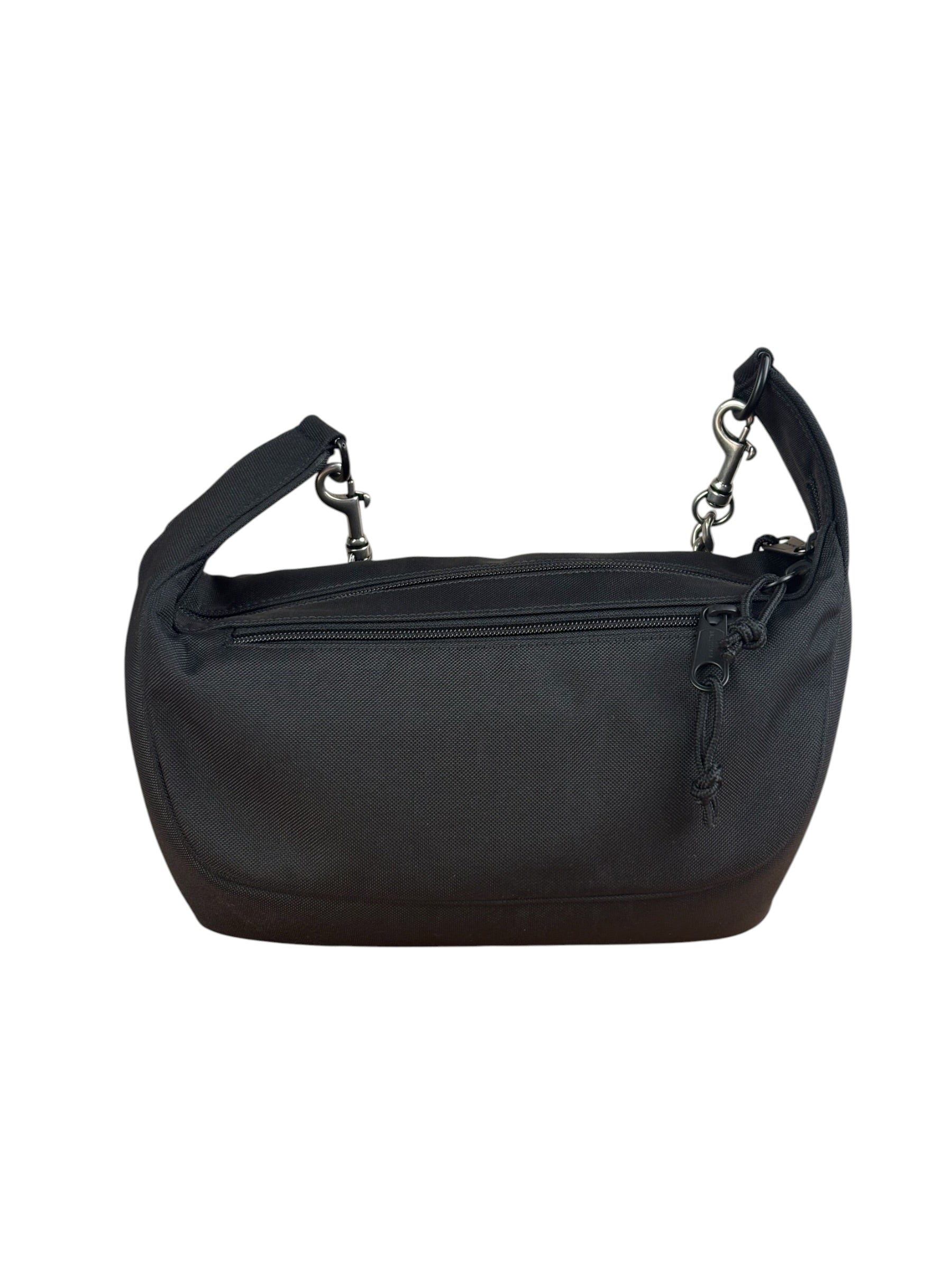 Balenciaga Black Nylon Chain Shoulder Bag