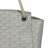 Goyard White Goyardine Sac Rouette PM Shoulder Tote