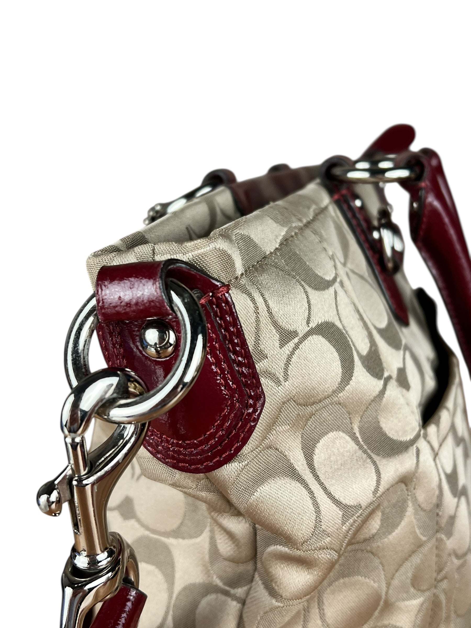 Coach Beige Signature C Tote Bag