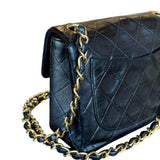Chanel Black Leather Classic Mini Flap Bag ‘94-‘96