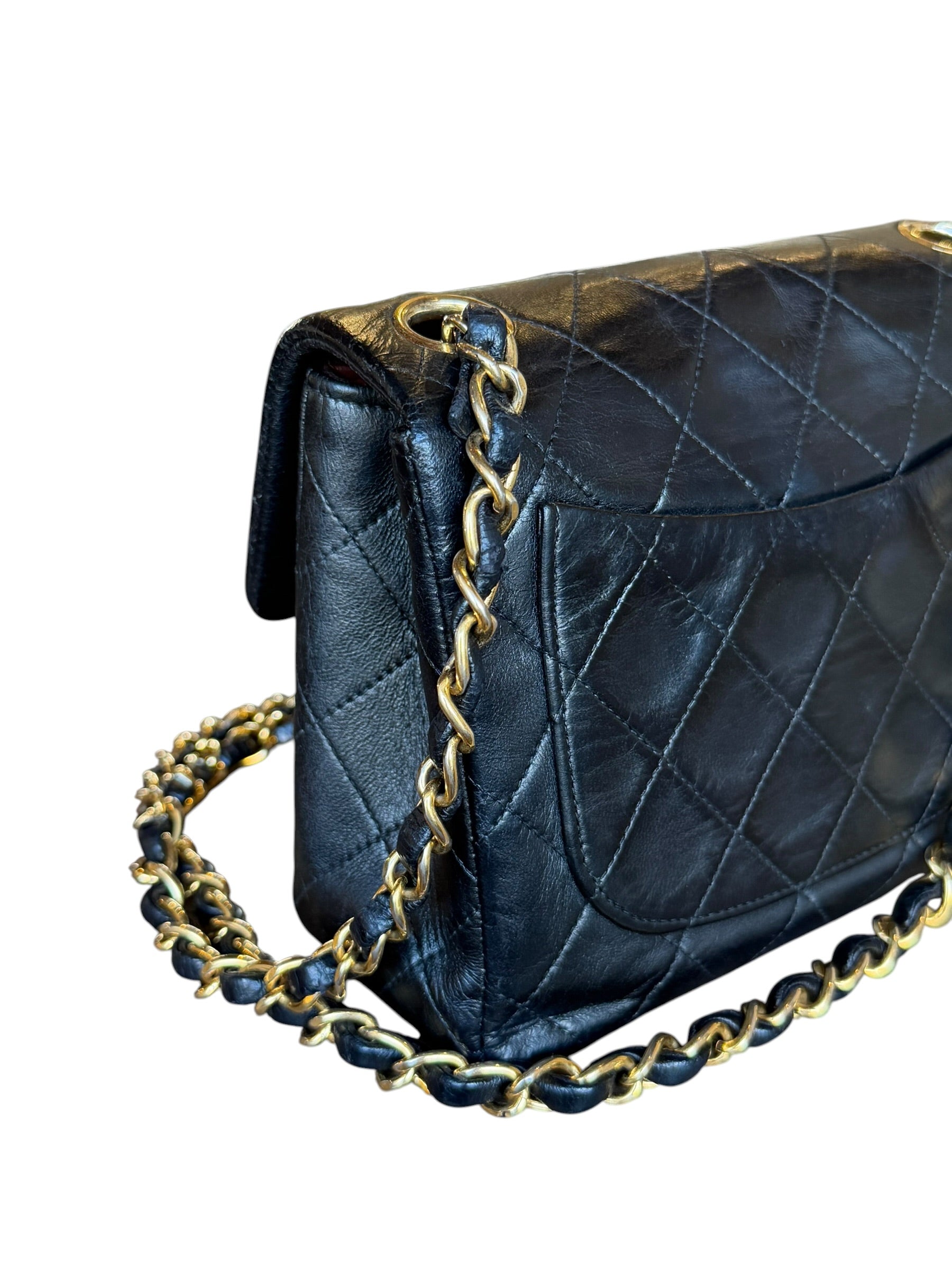 Chanel Black Leather Classic Mini Flap Bag ‘94-‘96