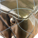 Chanel Green Quilted Patent Leather Reissue XL Tote 2011
