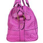 Loewe Vintage Pink Pebbled Leather Mini Boston Bag