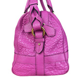 Loewe Vintage Pink Pebbled Leather Mini Boston Bag
