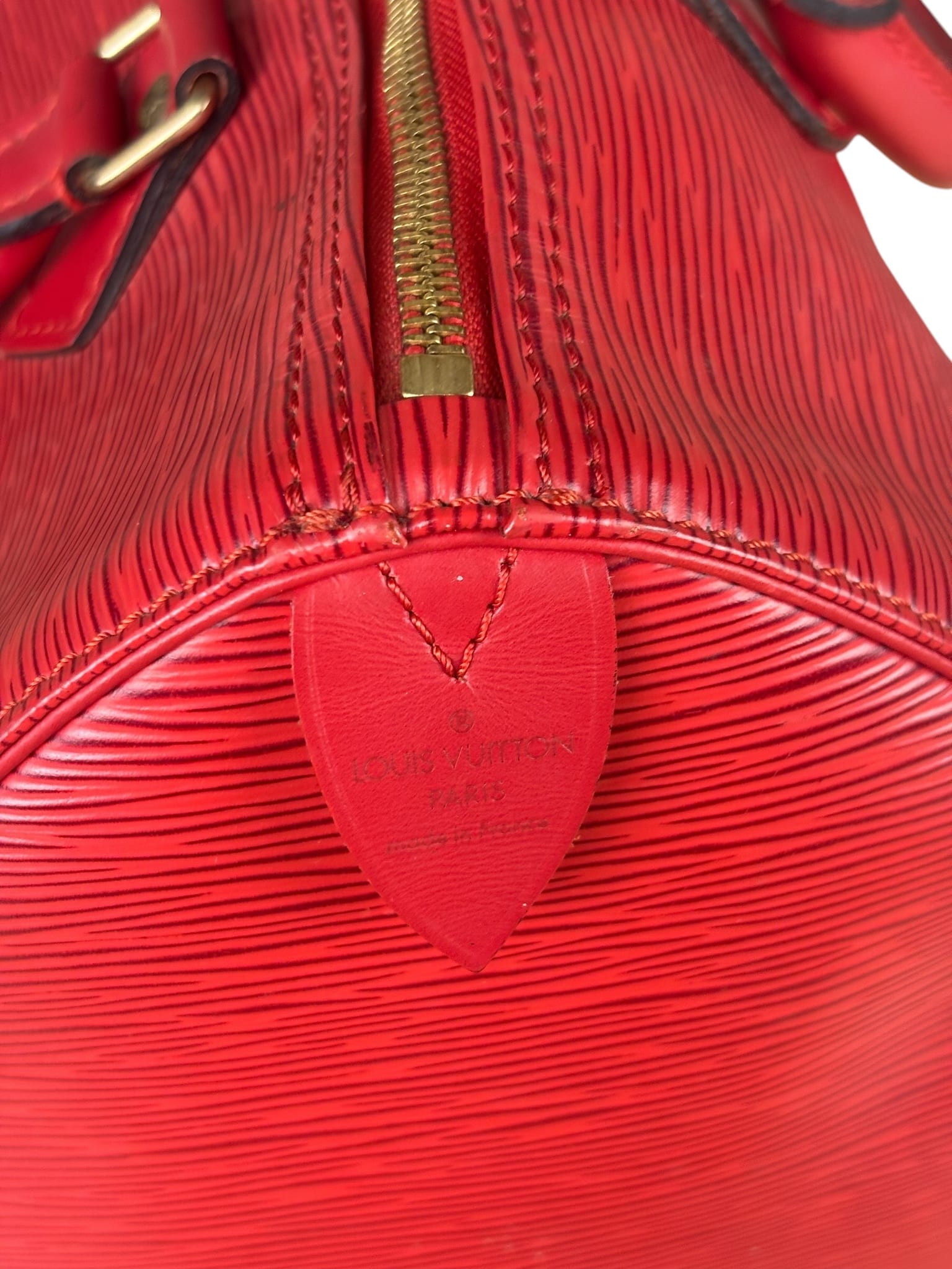 Louis Vuitton Red Epi Leather Speedy 30