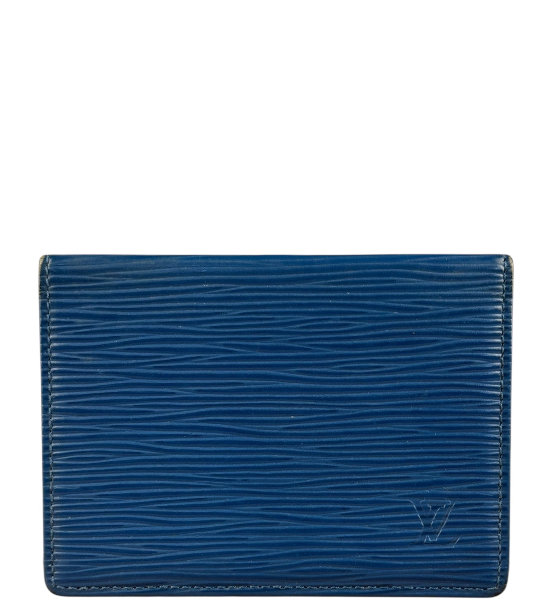 Louis Vuitton Blue Epi ID Holder