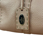 Fendi Light Pink Metallic Vintage Selleria Stitch Lina Handbag
