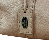 Fendi Light Pink Metallic Vintage Selleria Stitch Lina Handbag
