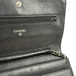 Chanel Black Caviar Flap Wallet On Chain 2013