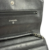 Chanel Black Caviar Flap Wallet On Chain 2013