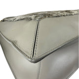 Jasonwu Grey Leather Lamb Fur Flap Tote