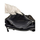 Coach Vintage Black Peyton Leather Jordan Double Zip Shoulder Bag