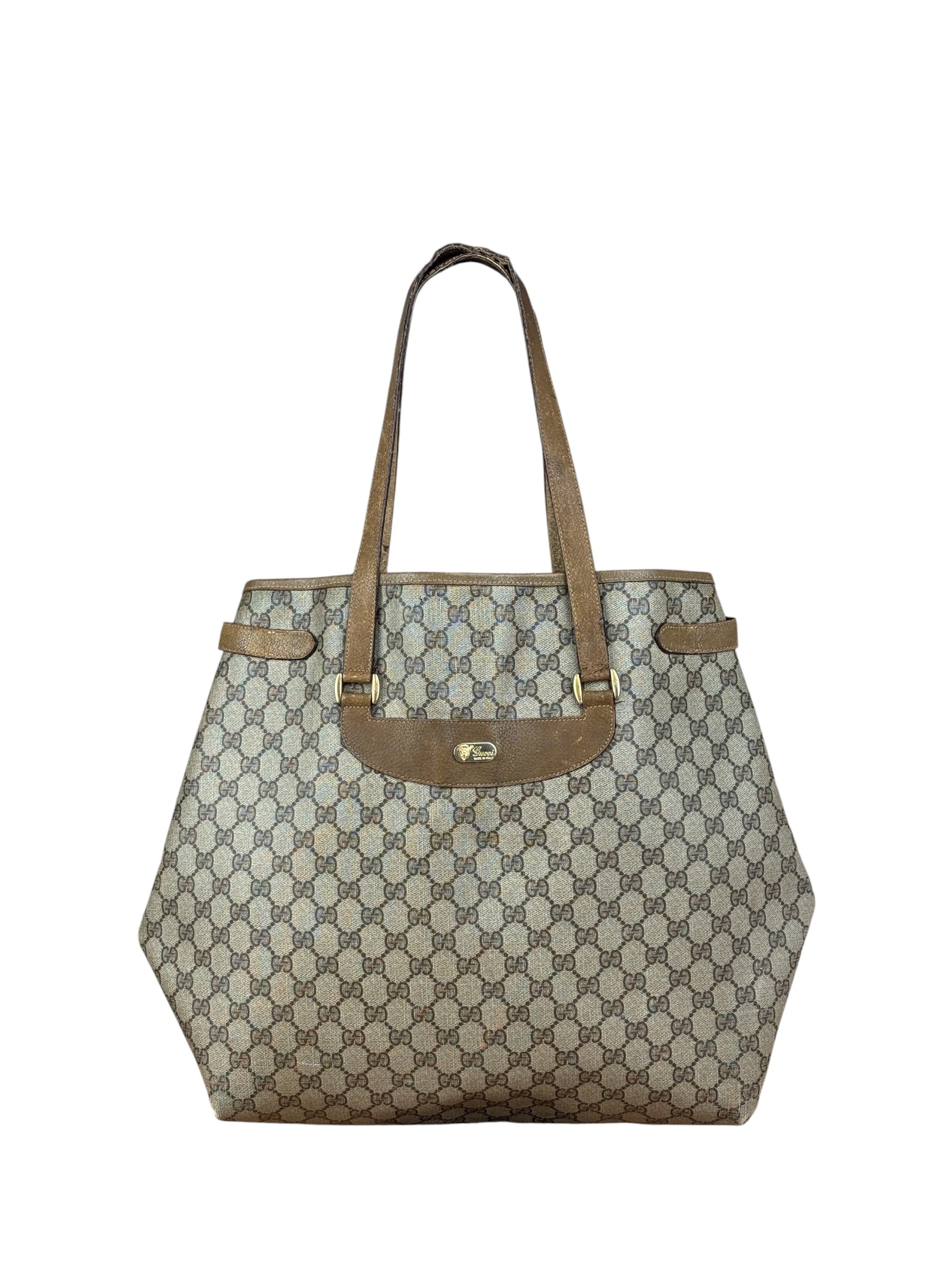 Gucci Vintage GG Plus Monogram Tote Bag