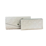 Louis Vuitton Empreinte Leather Beige Sarah Wallet