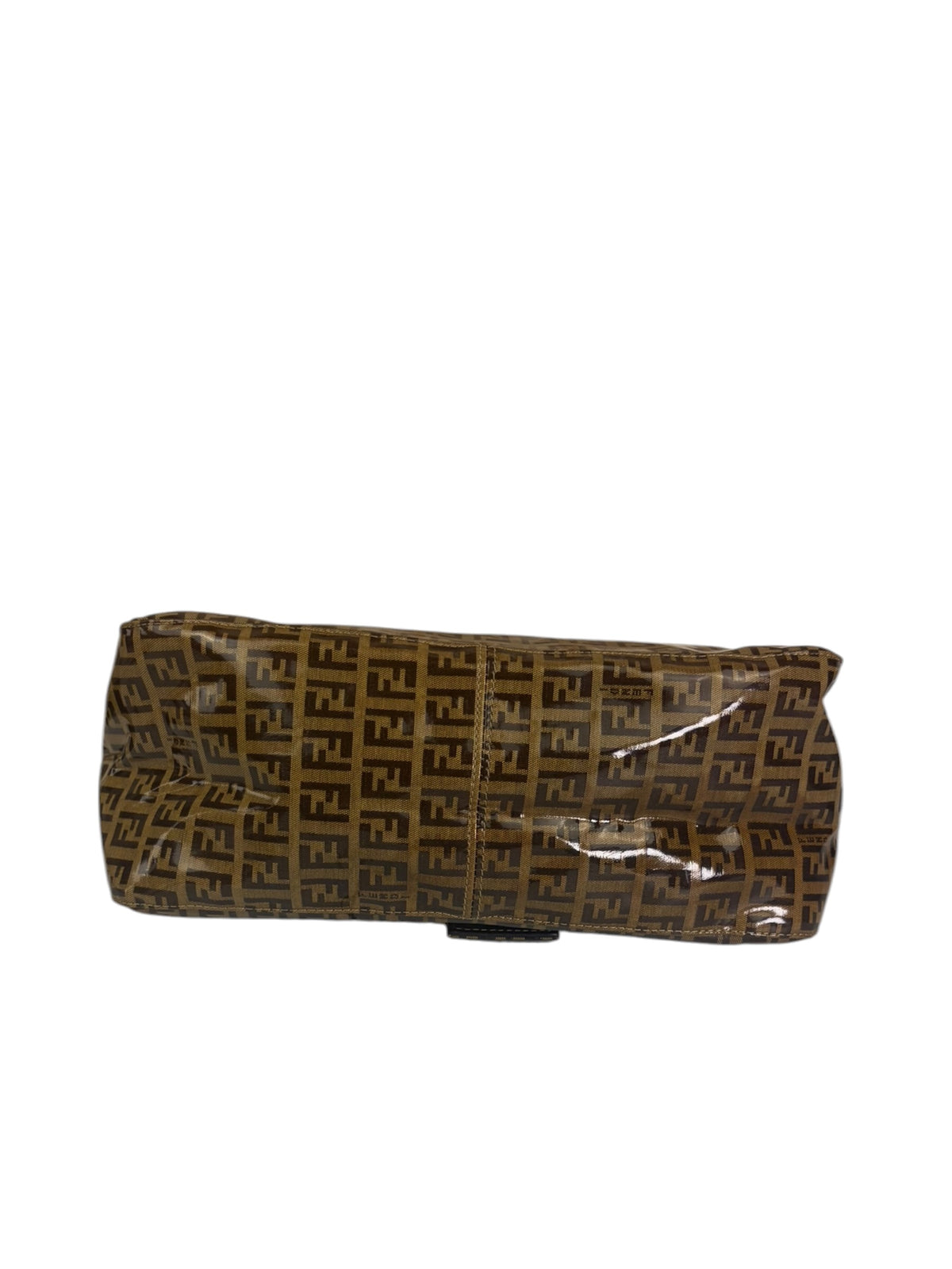 Fendi Beige/Brown PVC Mamma Baguette