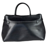 Manu Atelier Black Leather Le Cambon 35 Tote