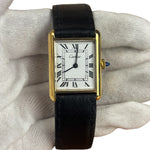 Cartier Vintage Tank White Roman Dial 1970's