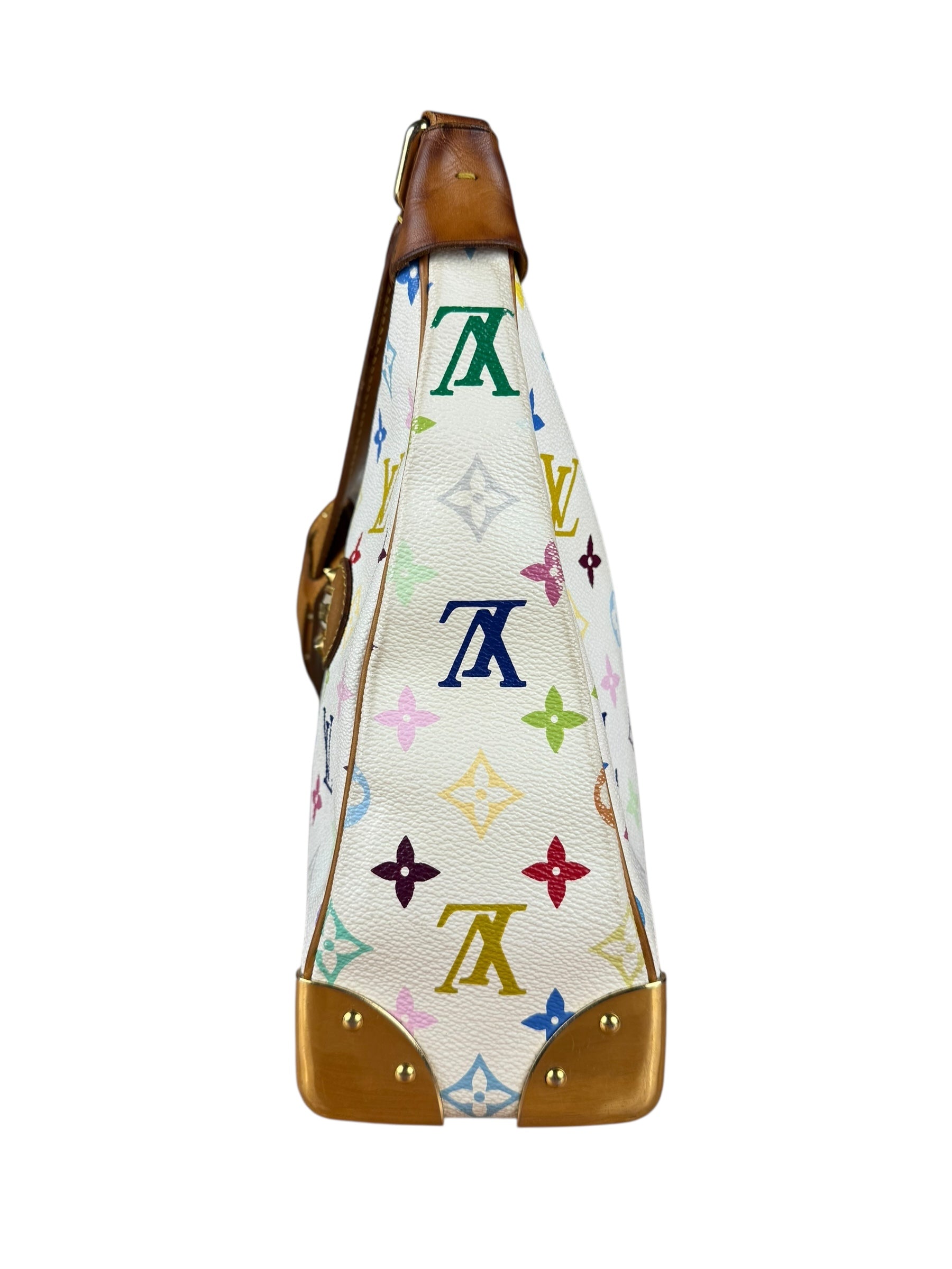 Louis Vuitton White Multi Murakami Boulogne Shoulder Bag