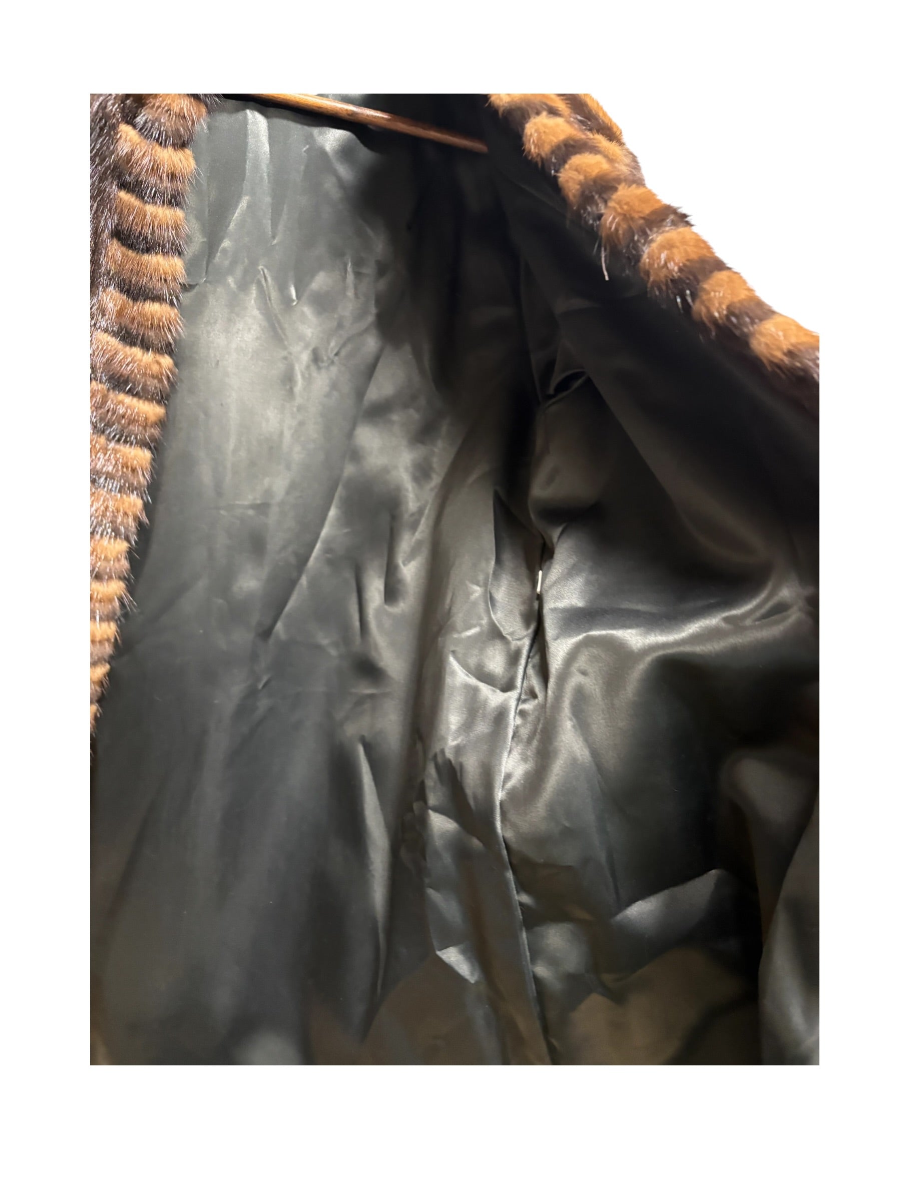 Saga Brown Mink Fur Coat