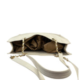 Chanel Vintage Beige Leather Timeless Tote 1996