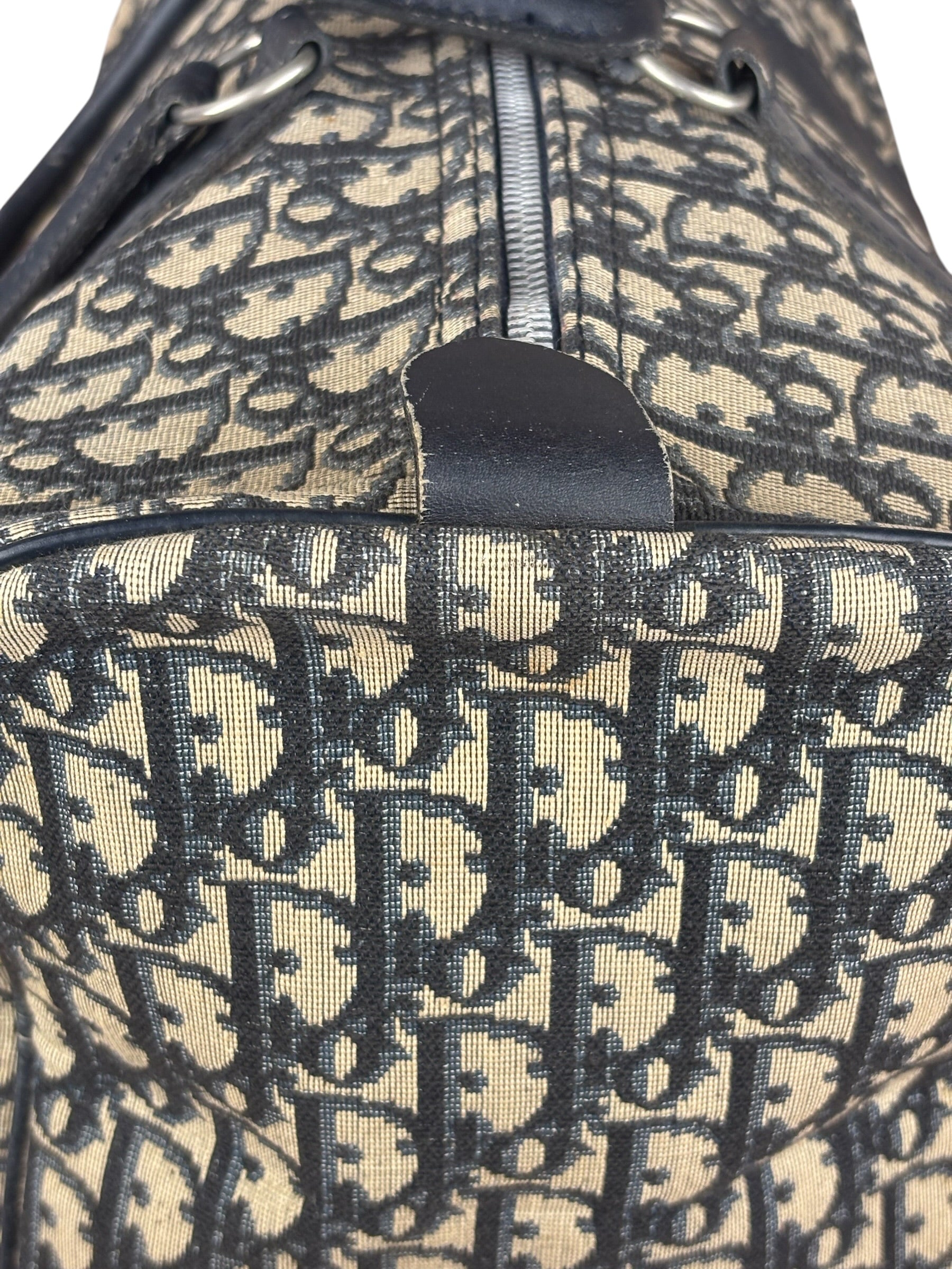 Christian Dior Vintage Trotter Boston Hand Bag
