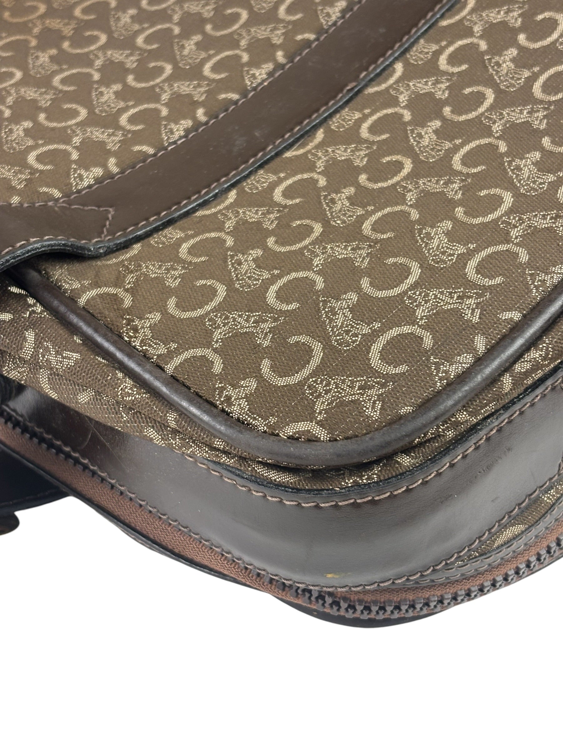 Celine Vintage Macadam Canvas Travel Bag