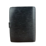 Louis Vuitton Black Epi Agenda & Silver Pen