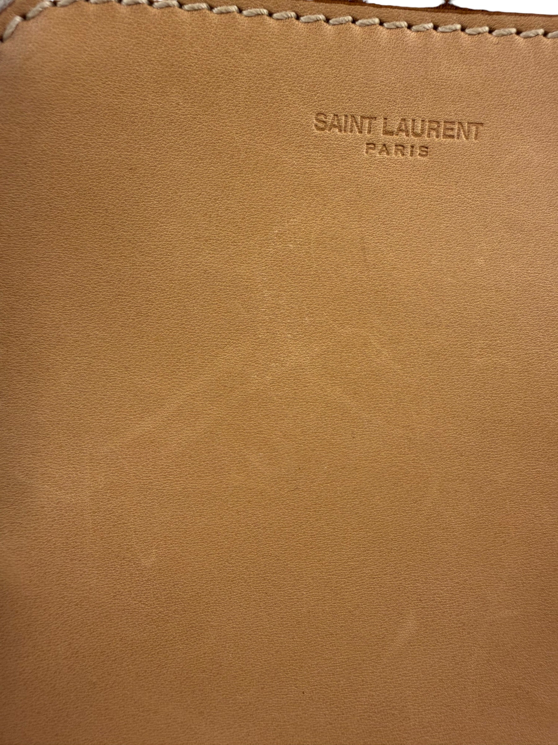 Yves Saint Laurent Beige Crossbody Pouch