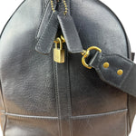 Coach Black Leather Large Duffle