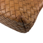 Bottega Veneta Brown Woven Intrecciato Pochette