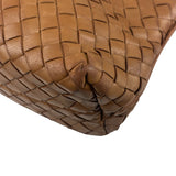 Bottega Veneta Brown Woven Intrecciato Pochette