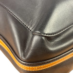 Chloe Black Leather Roy Large Zip Shoulder Bag