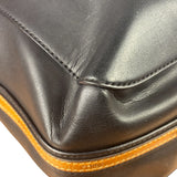Chloe Black Leather Roy Large Zip Shoulder Bag