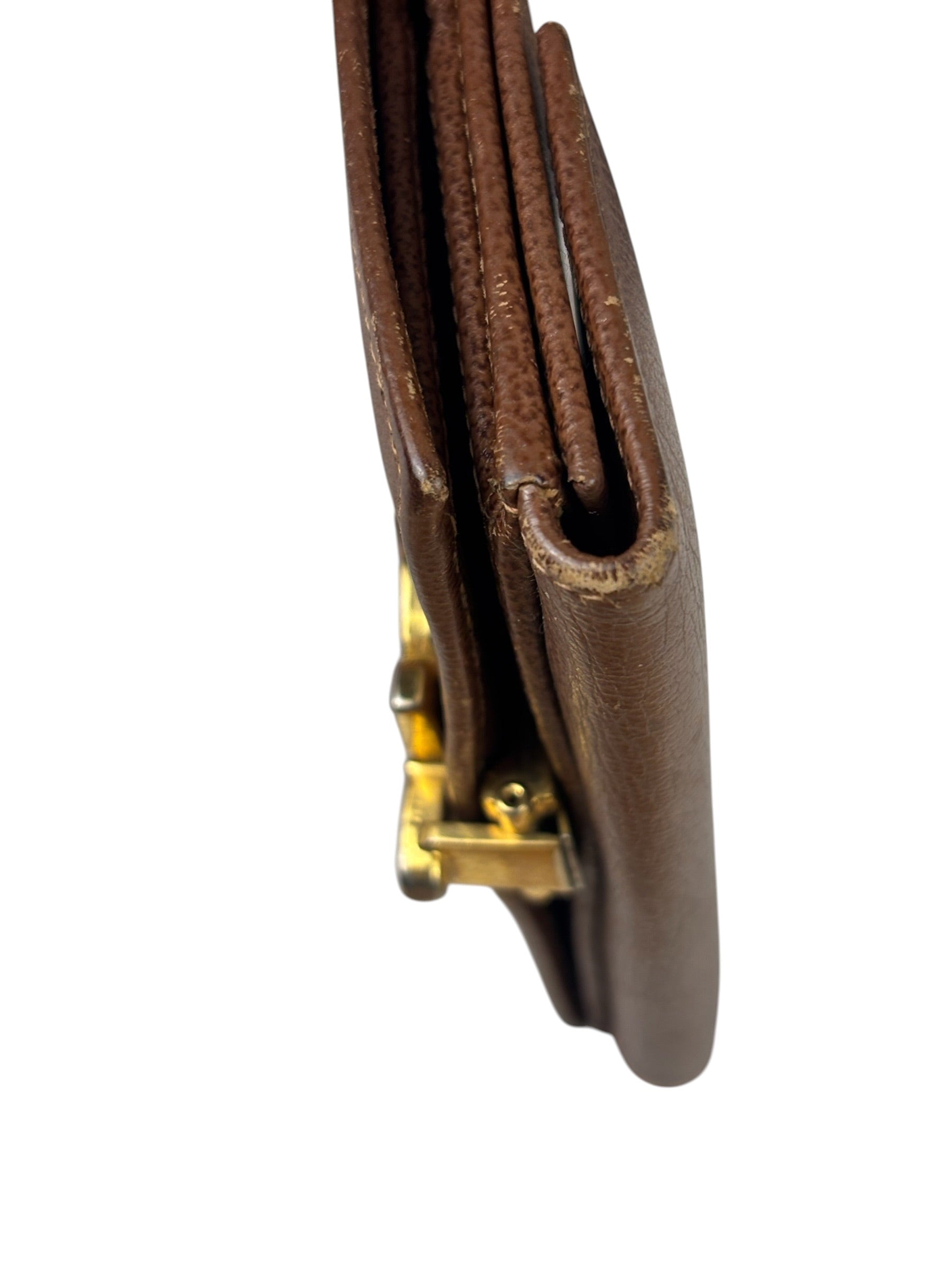 Salvatore Ferragamo Vintage Brown Leather Bifold Wallet – 17th St